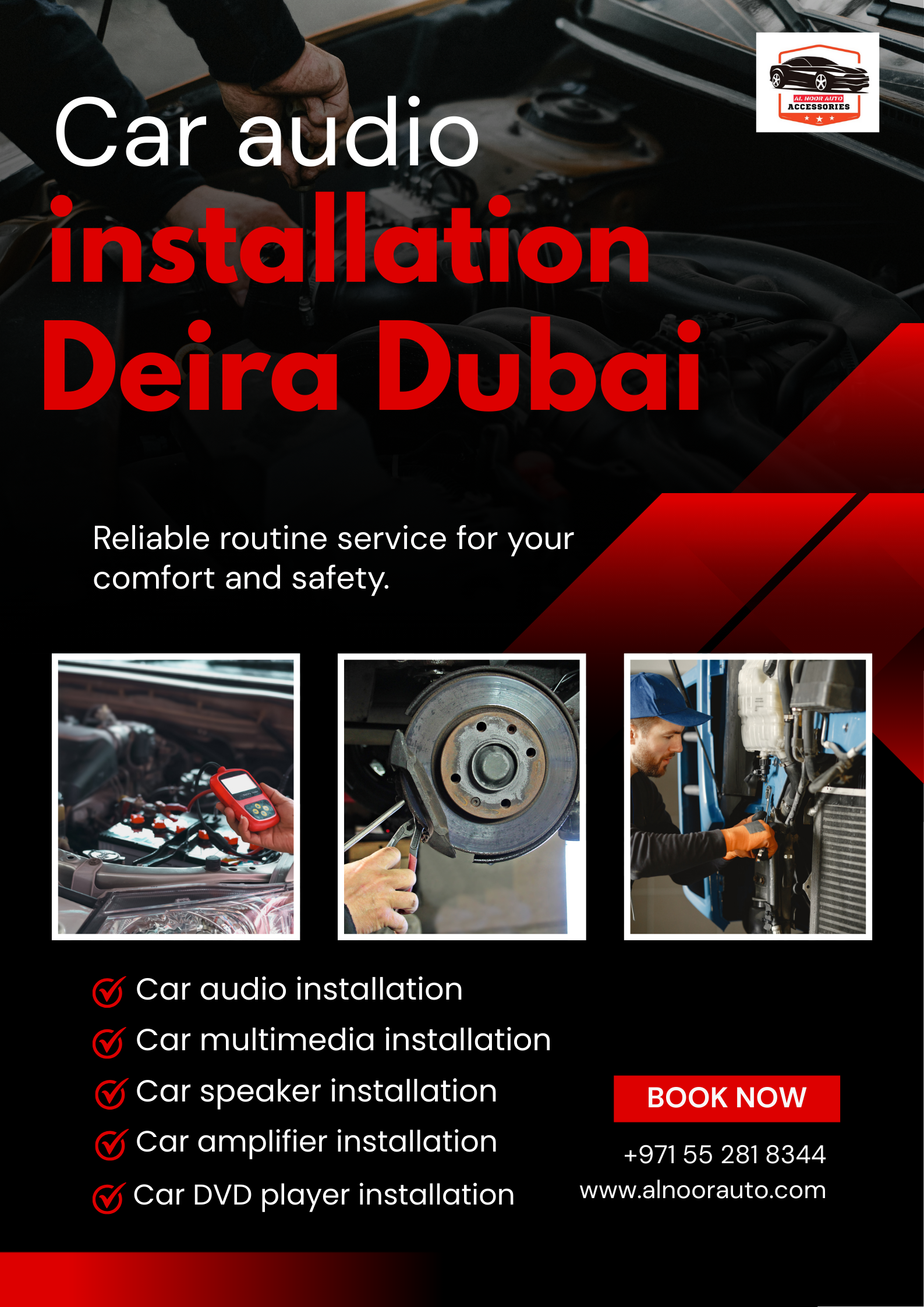 Car Audio Installation in Deira Dubai